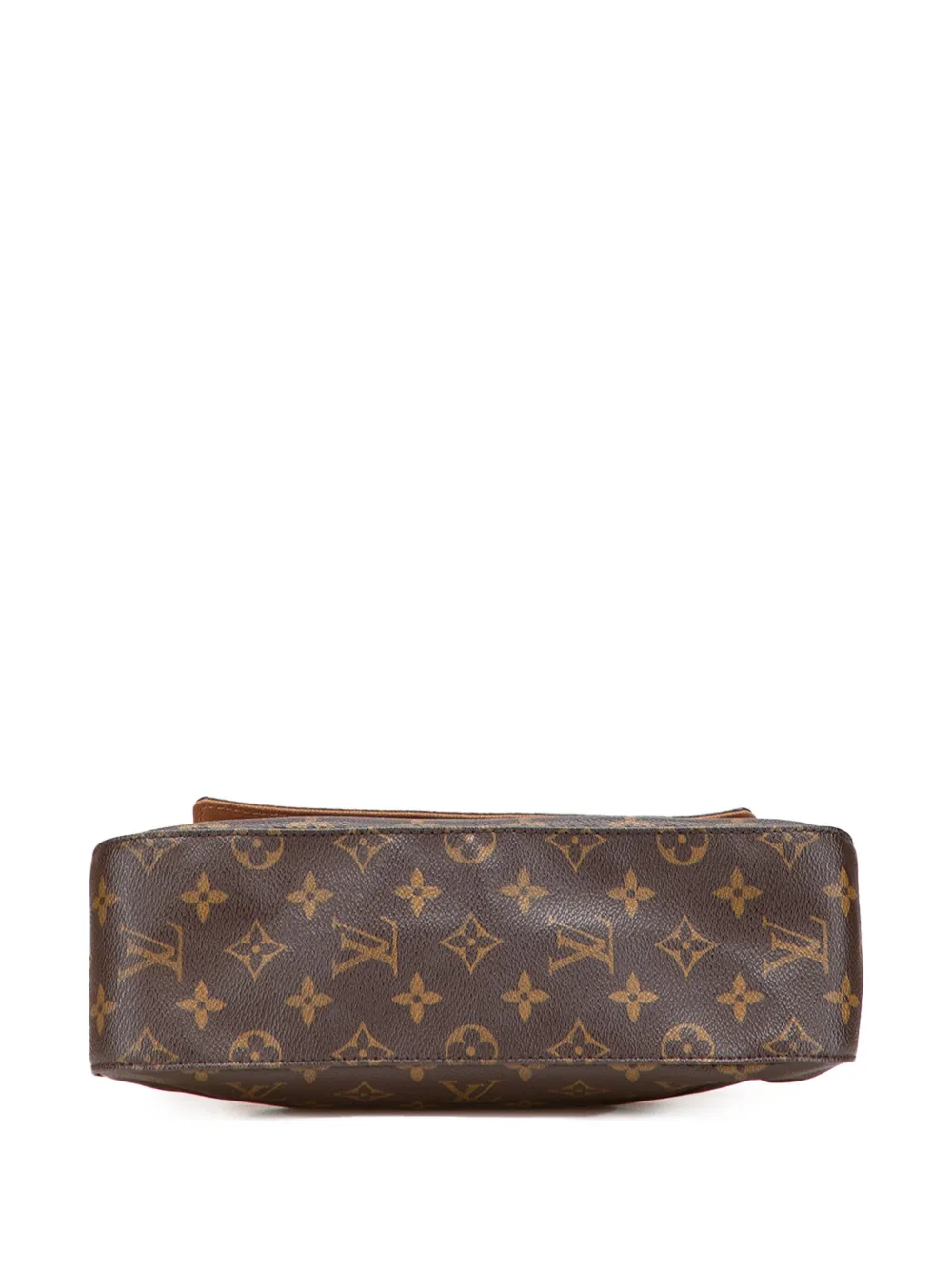 Pre-owned Louis Vuitton 2002 Monogram Mini Looping Shoulder Bag In Brown