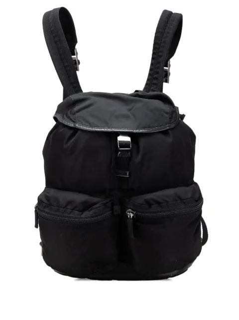 Prada Pre-Owned 2000-2013 Saffiano Trimmed Tessuto backpack