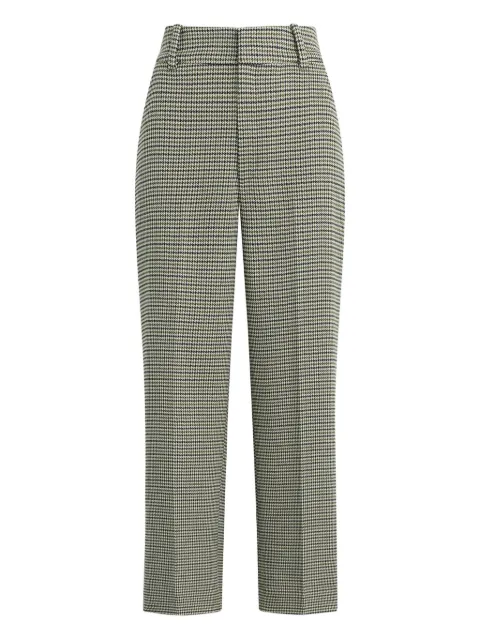 Favorite Daughter houndstooth belt-loops trousers 