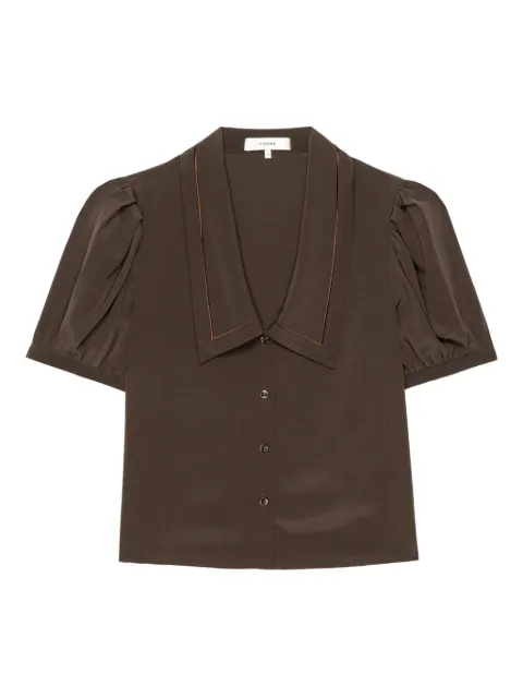 FRAME puff-sleeve blouse