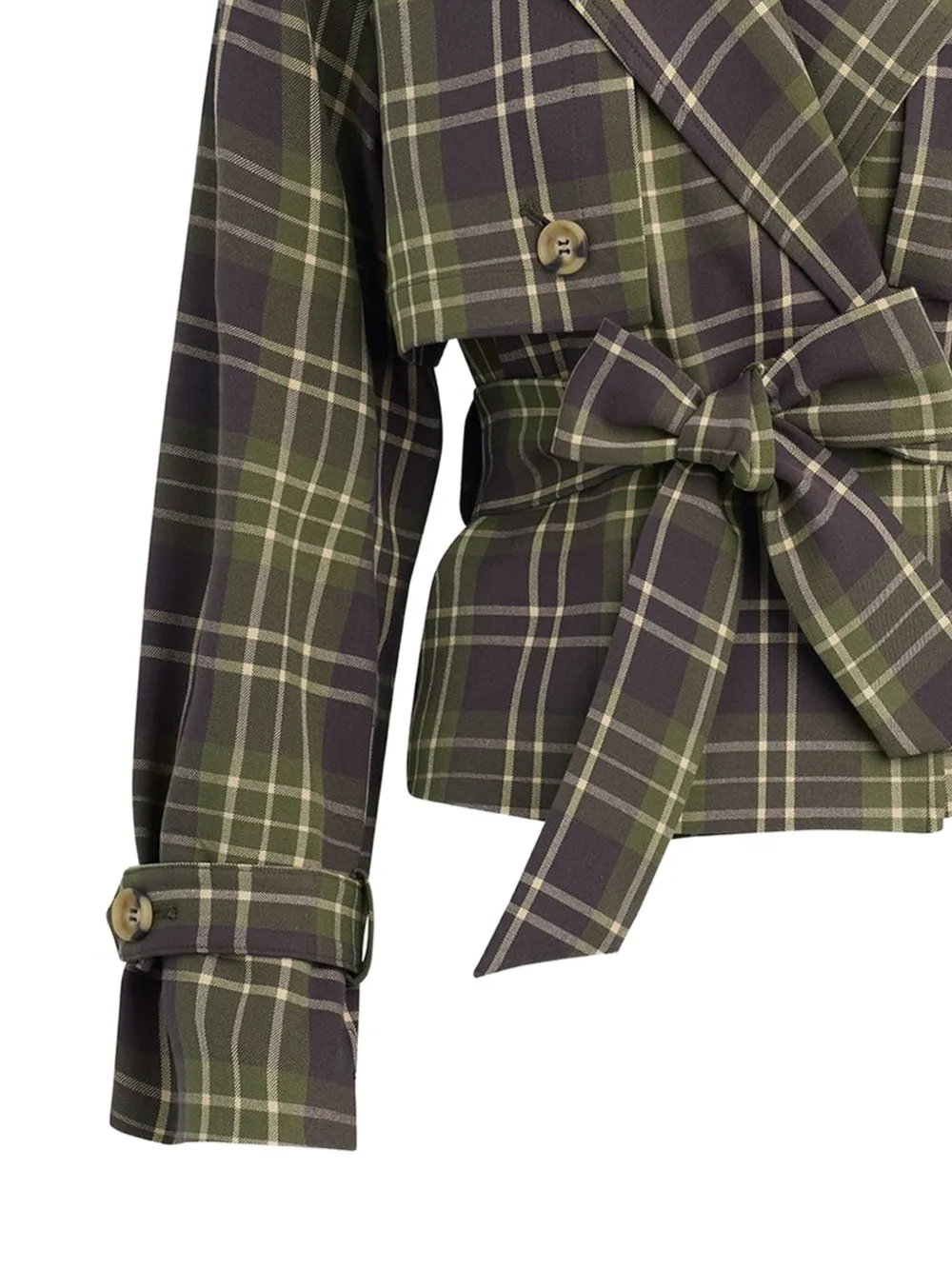 Favorite Daughter plaid-pattern belted jacket | Fitted Jackets | Image 2