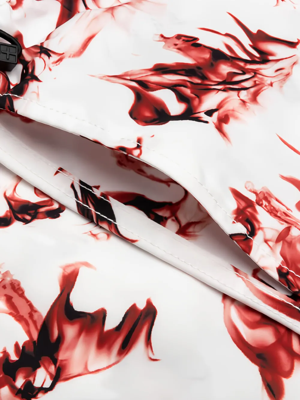 Ksubi Shorts met trekkoord en Burnt Board-print Wit