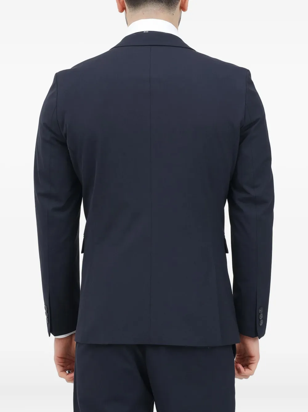  Selected Notched-lapel Blazer - Blue 