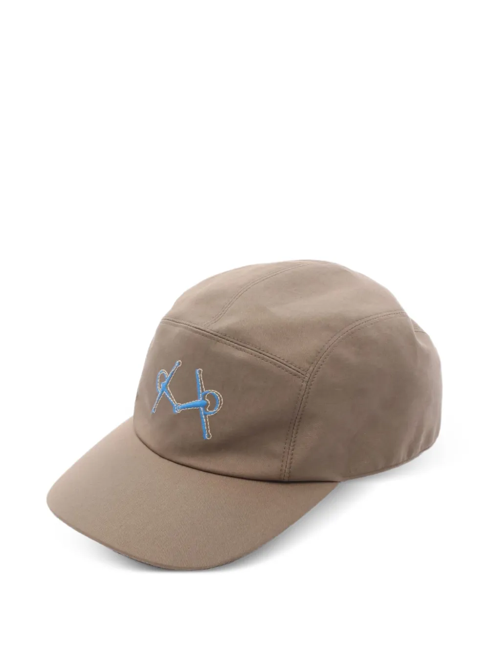 Hermès Pre-Owned 10s Nevada ロゴ キャップ - ブラウン Hermès Pre-Owned 10s Nevada ロゴ キャップ - ブラウン