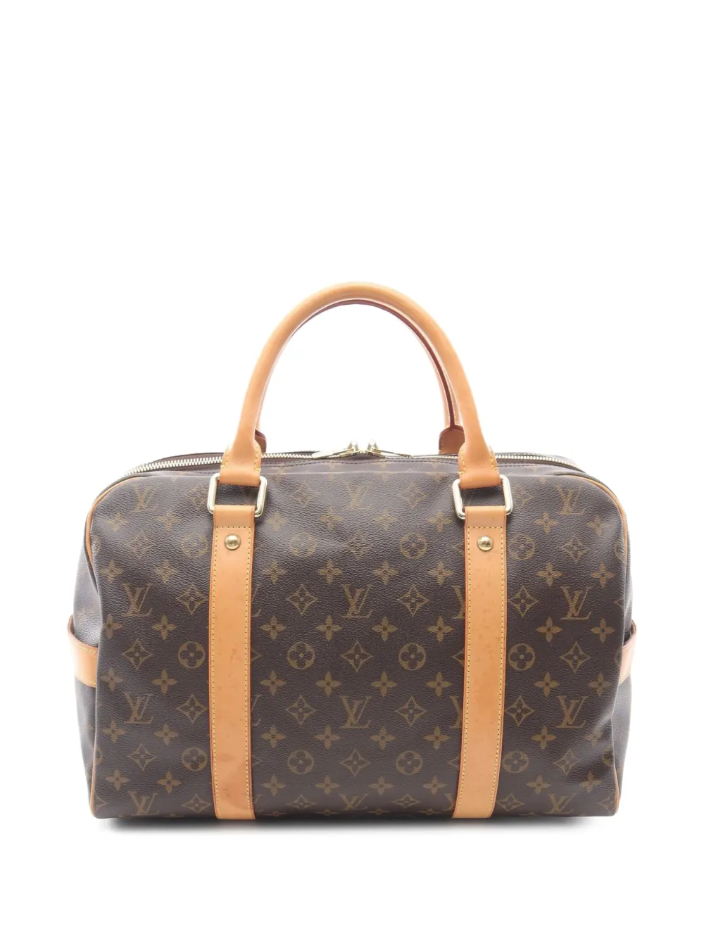 Louis Vuitton Pre-Owned 2008 キャリーオール モノグラム ボストンバッグ M - ブラウン Louis Vuitton Pre-Owned 2008 キャリーオール モノグラム ボストンバッグ M - ブラウン