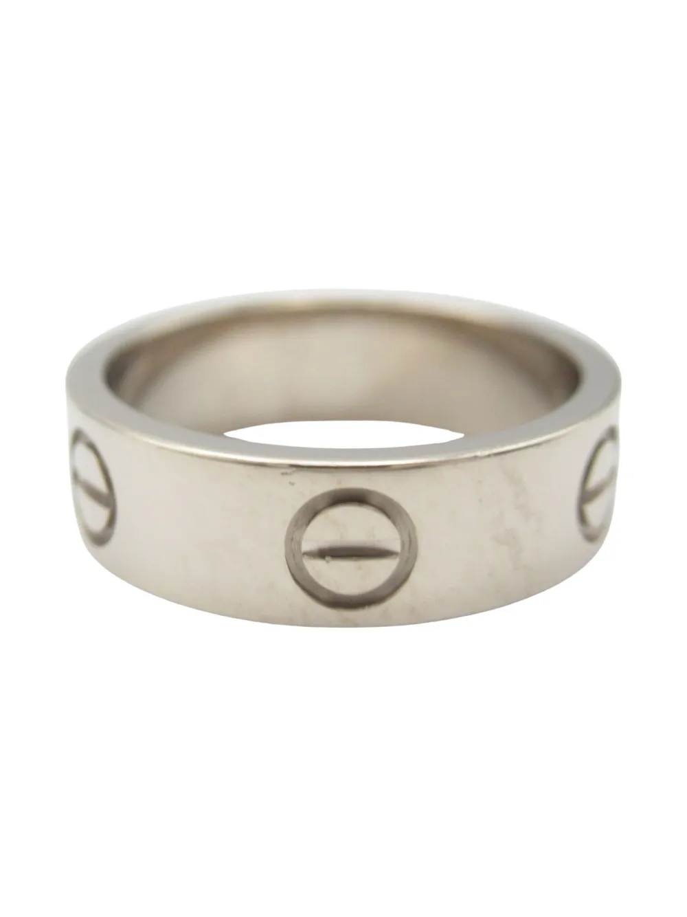 Cartier 2010s 18K white gold Love ring - Argento