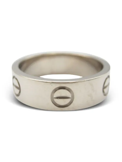 Cartier 2010s 18K white gold Love ring