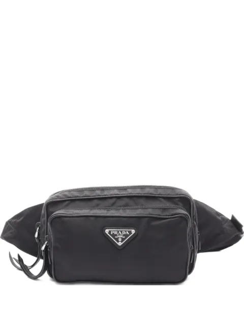 Prada Pre-Owned 00s small logo-plaque belt bag
