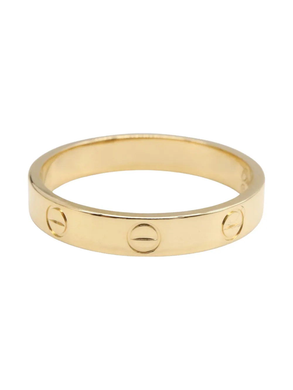 Cartier 2010s ミニ ラブ リング 18Kイエローゴールド - ゴールドトーン Cartier 2010s ミニ ラブ リング 18Kイエローゴールド - ゴールドトーン