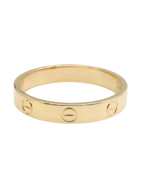 Cartier 2010s 18K yellow gold Mini Love ring