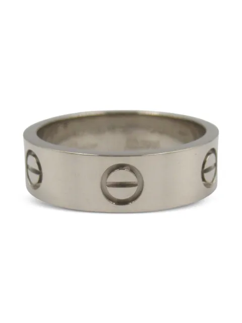 Cartier 2010s 18K white gold Love ring
