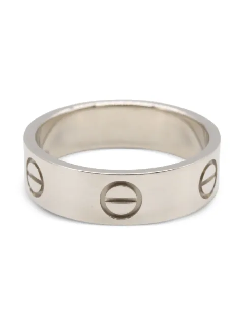 Cartier anillo Love en oro blanco de 18kt 2010
