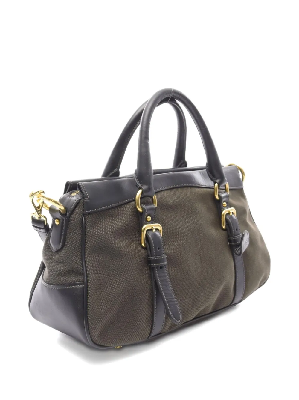 Prada Pre-Owned 00s medium logo-plaque tote bag | Image 2