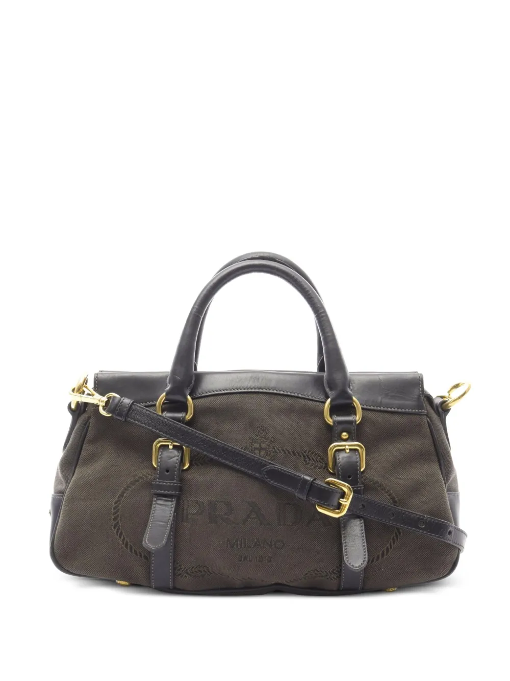 Prada Pre-Owned 00s medium logo-plaque tote bag | Image 1