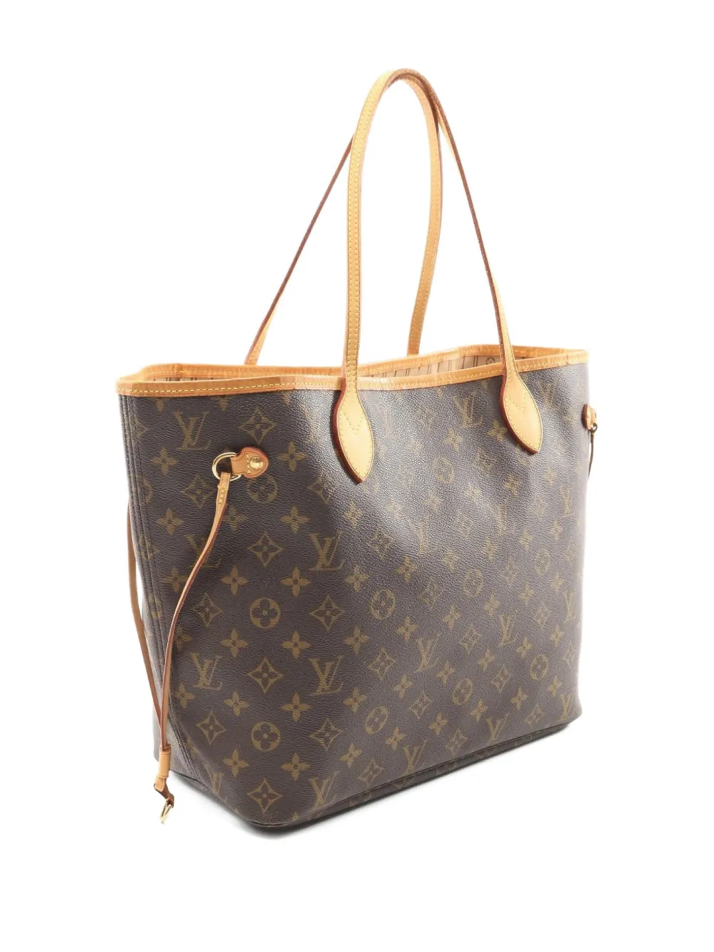 Pre-owned Louis Vuitton 2008 Neverfull Mm Monogram Tote Bag In Brown
