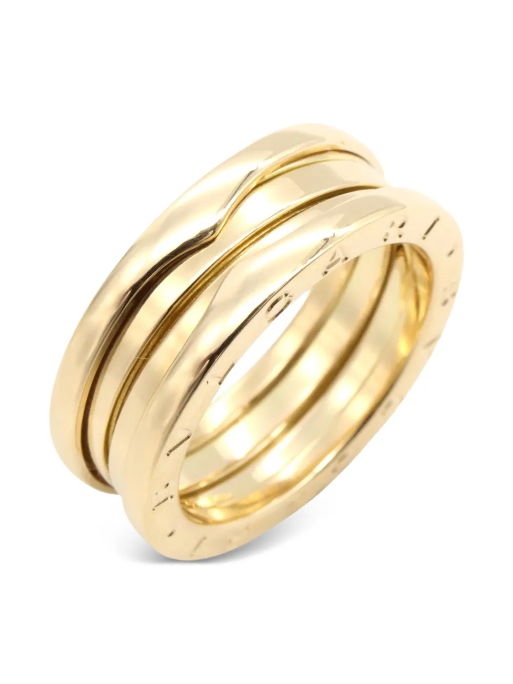 Bvlgari Pre-Owned 2010s 18K yellow gold B.zero1 ring | Women | Image 2