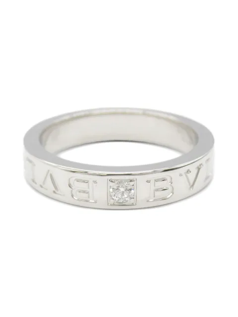 Bvlgari Pre-Owned 2010s 18K white gold B-zero1 diamond ring