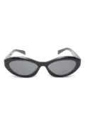 Prada Pre-Owned 10s oval-frame sunglasses - Black