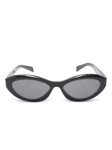 Prada Pre-Owned lentes de sol con armazón ovalada 2010