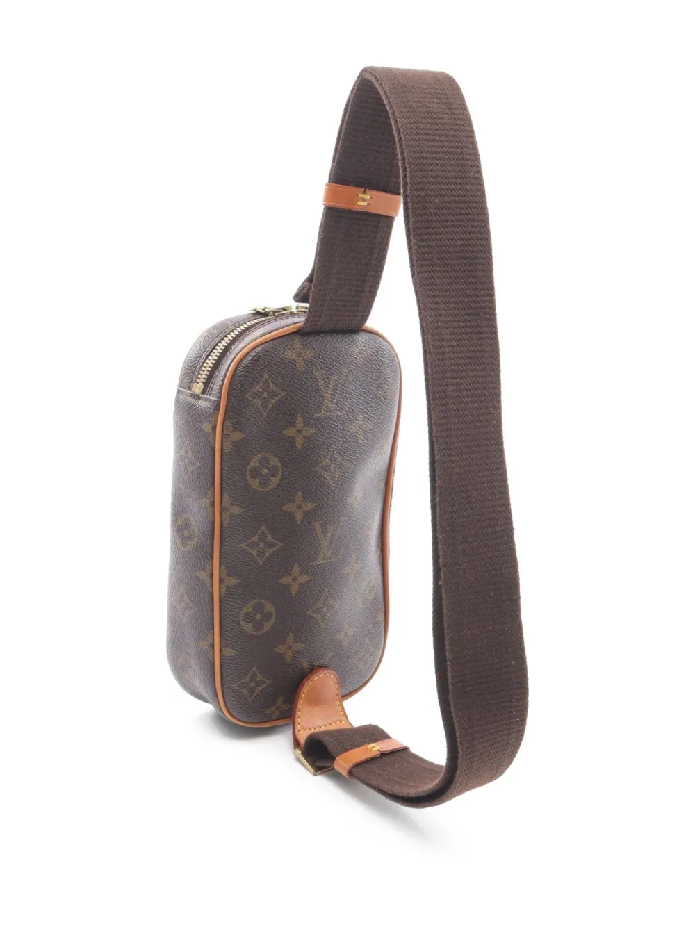 Louis Vuitton Pre-Owned  2001 small Pochette Ganju Monogram belt bag | Pre-Owned | Image 2