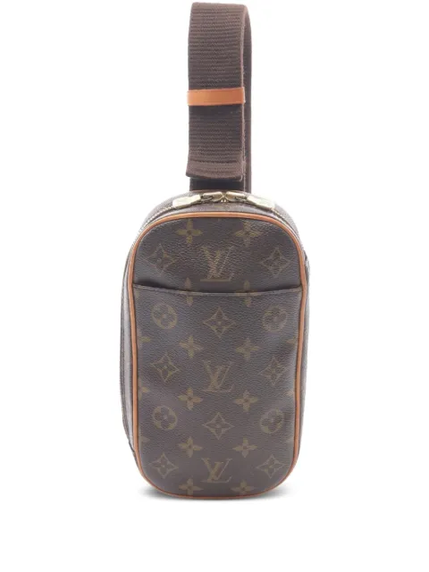 Louis Vuitton Pre-Owned  2001 small Pochette Ganju Monogram belt bag