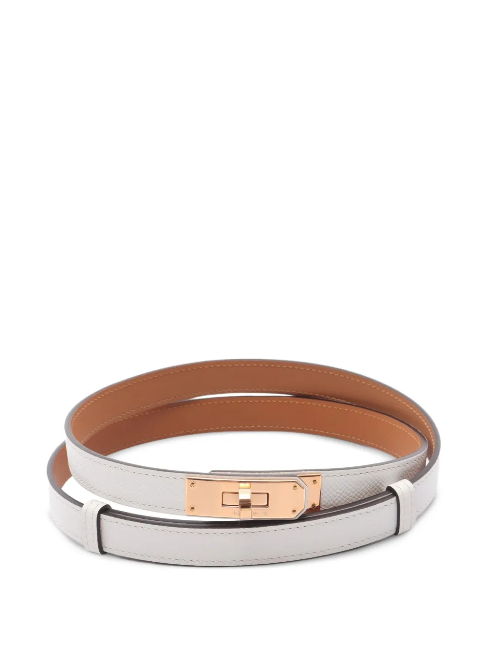 Hermès Pre-Owned 2024 Kelly belt | White | Image 1