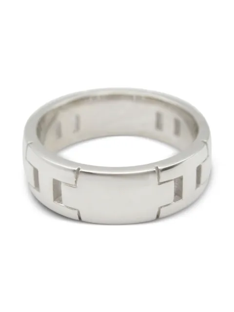 Hermès Pre-Owned 2010s 18K white gold Hercules ring