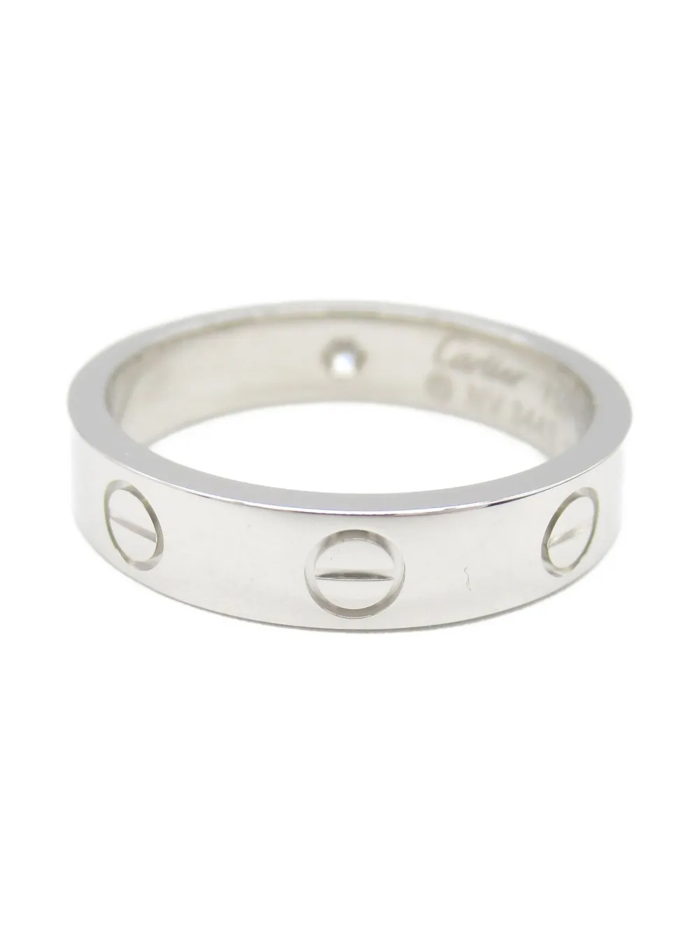Cartier 2010s 18K white gold mini Love ring | Women | Image 2