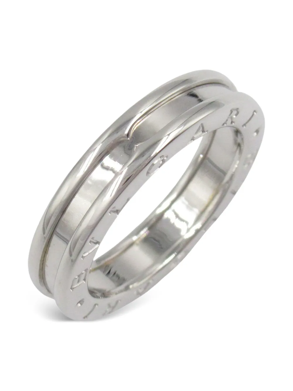 Bvlgari Pre-Owned 2010s 18K white gold B-zero1 ring | Women | Image 2