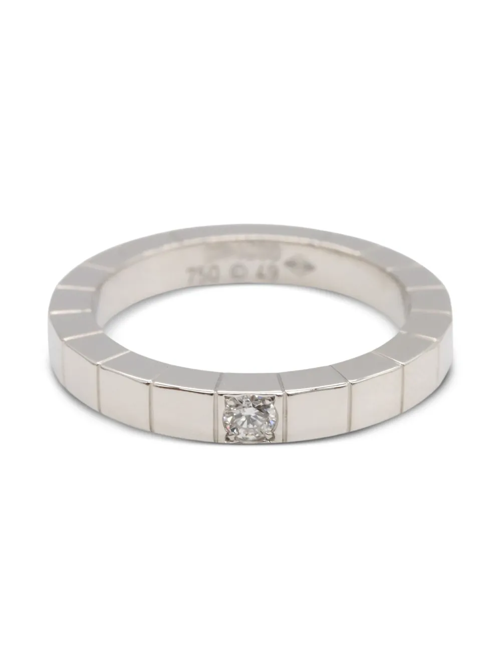 Cartier 2010s 18K white gold Raniere diamond ring | Silver | Image 1