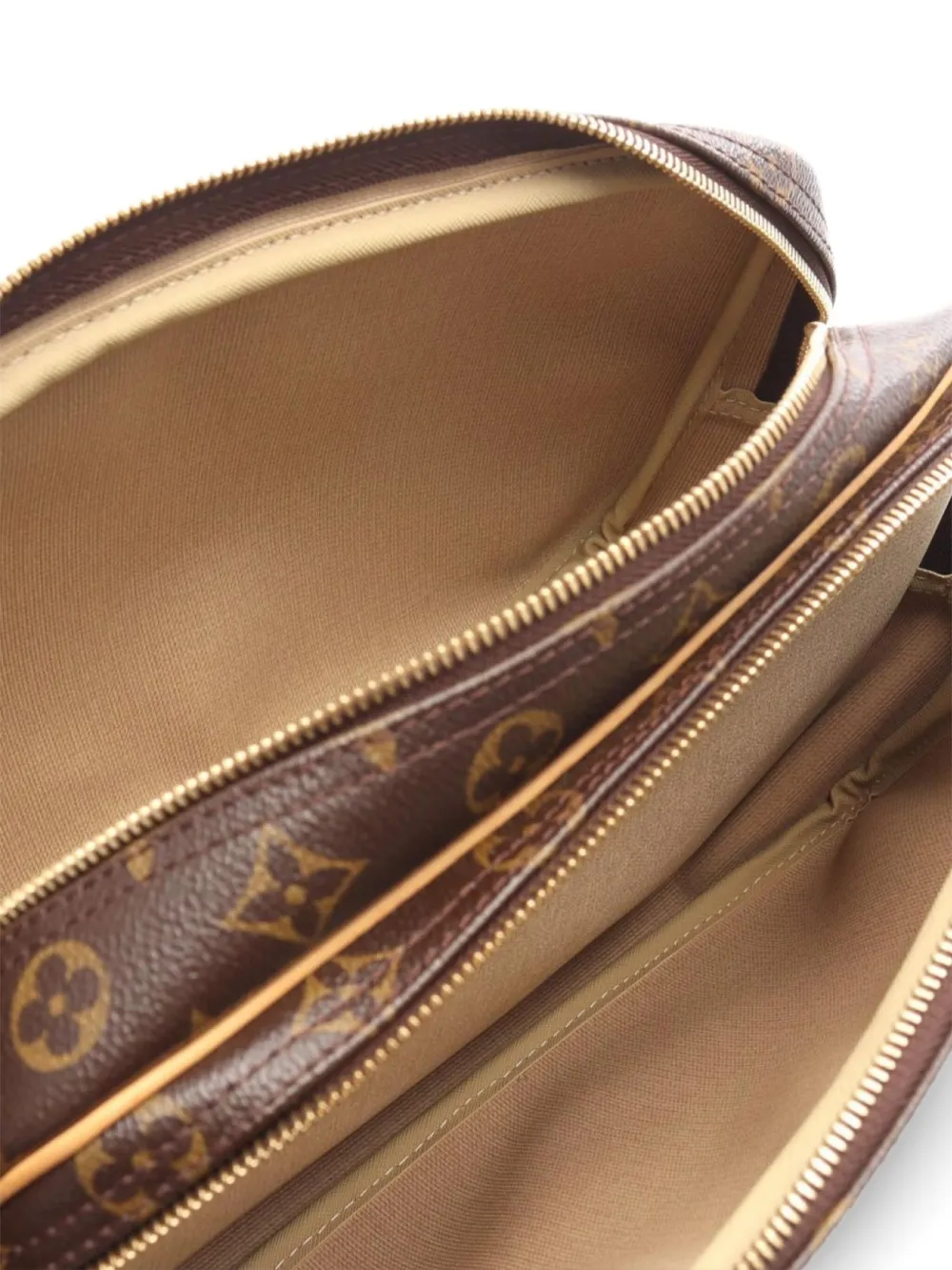 Pre-owned Louis Vuitton 2008 Reporter Pm Monogram Shoulder Bag In Brown