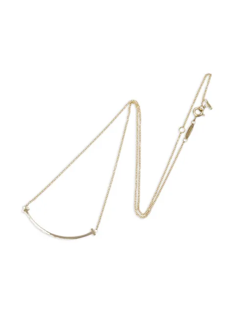 Tiffany & Co. Pre-Owned Collana T-Smile in oro rosa 18 carati 2010