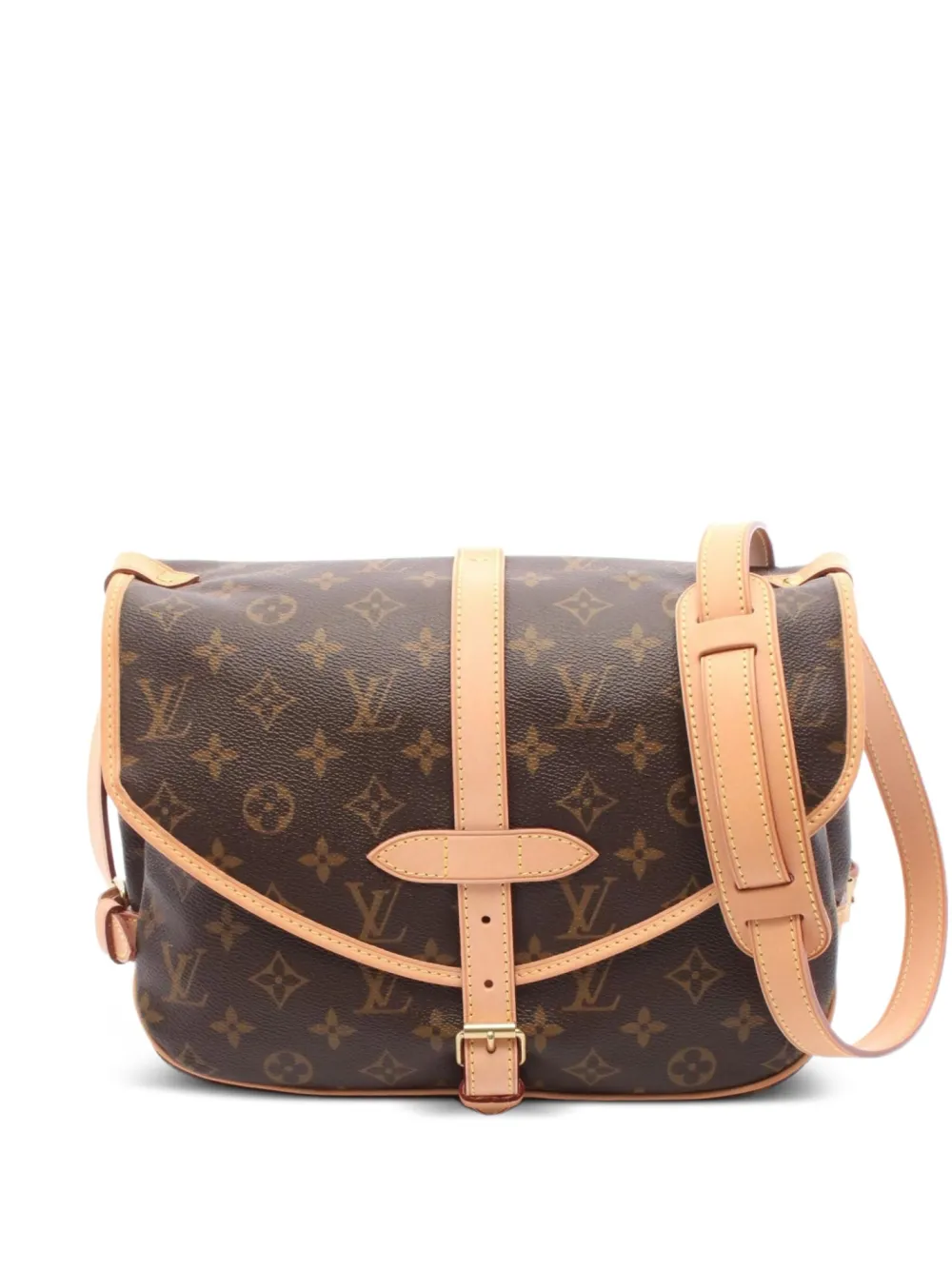 Louis Vuitton Pre-Owned 2010 Saumur 30 monogram shoulder bag | Brown | Image 1
