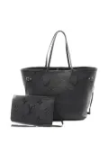 Louis Vuitton Pre-Owned 2021 Neverfull MM monogram-empreinte leather tote bag - Black