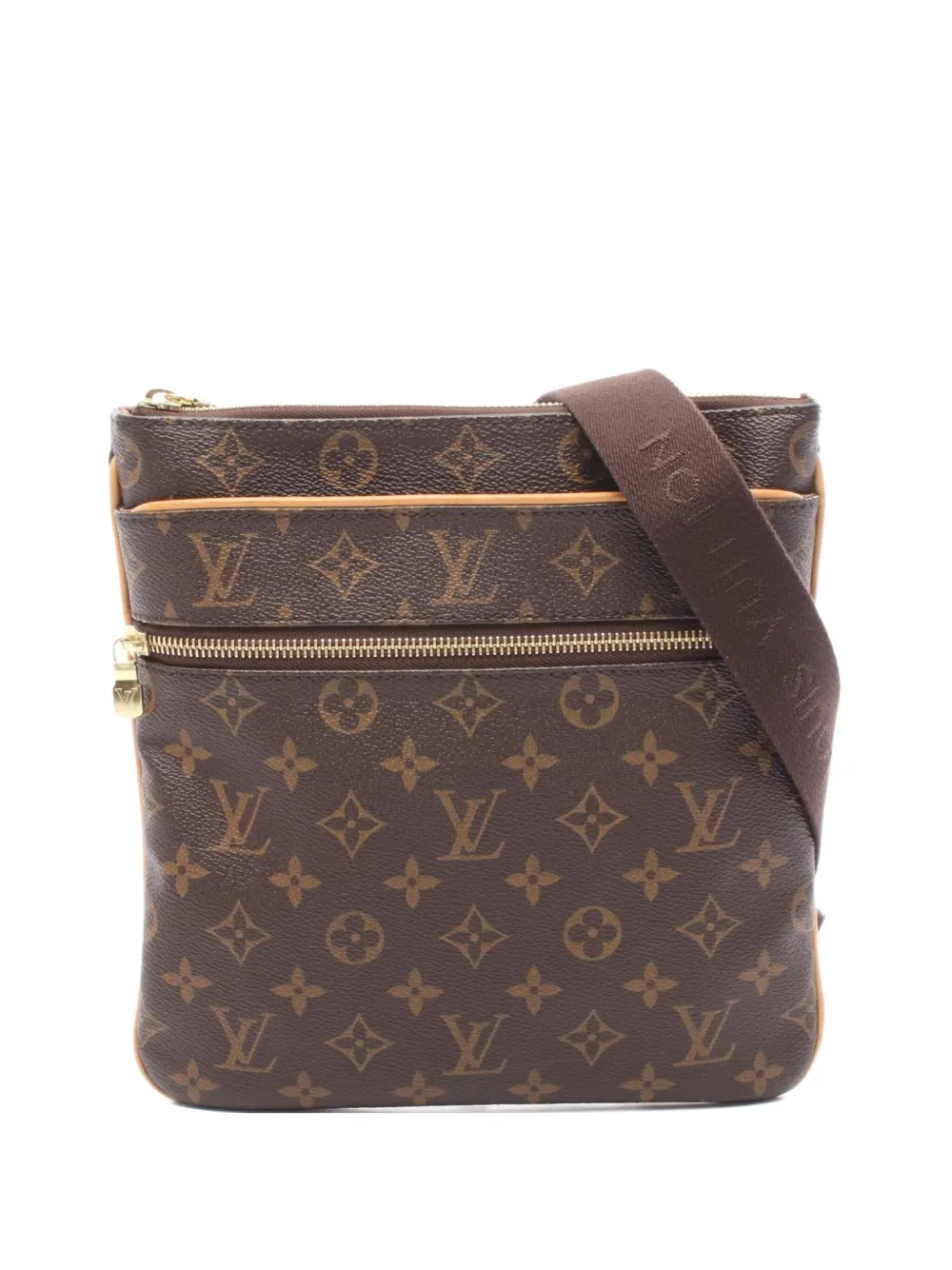 Pre-owned Louis Vuitton 2012 Pochette Valmy Shoulder Bag In Brown