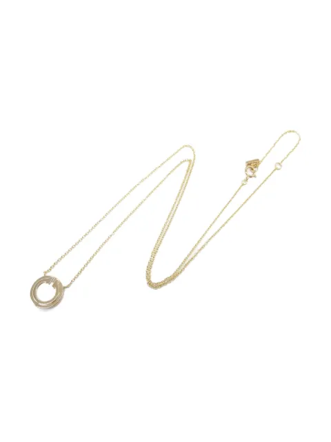Tiffany & Co. Pre-Owned 2010 18kt rose gold T to Circle mother-of-pearl necklace