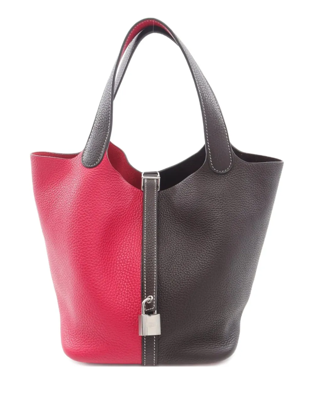 Hermès Pre-Owned 2021 Picotane Lock MM Kazak tote bag | Red | Image 1