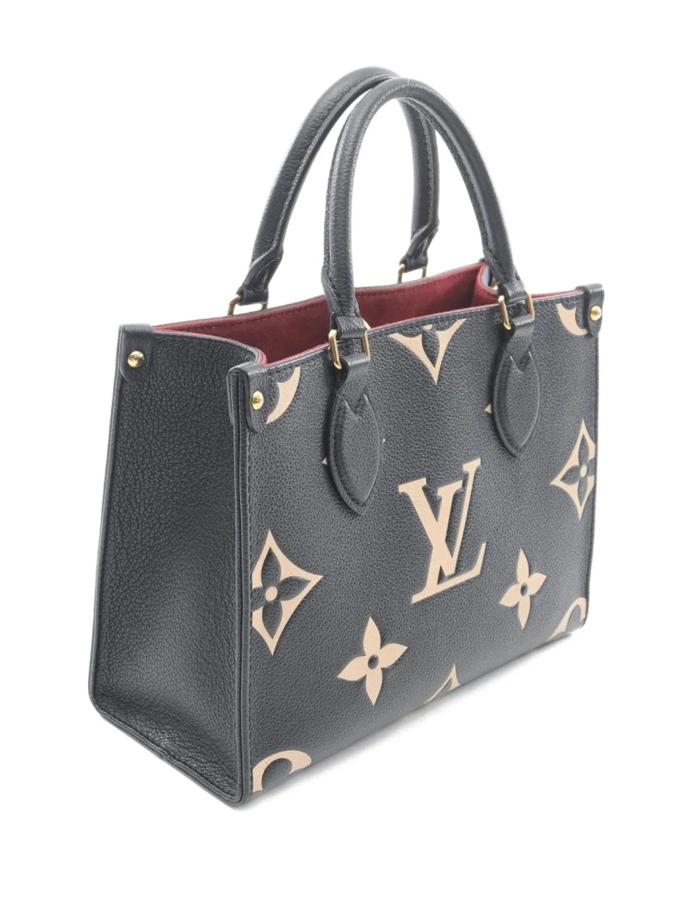 Pre-owned Louis Vuitton 2021 On-the-go Pm Handbag In Black