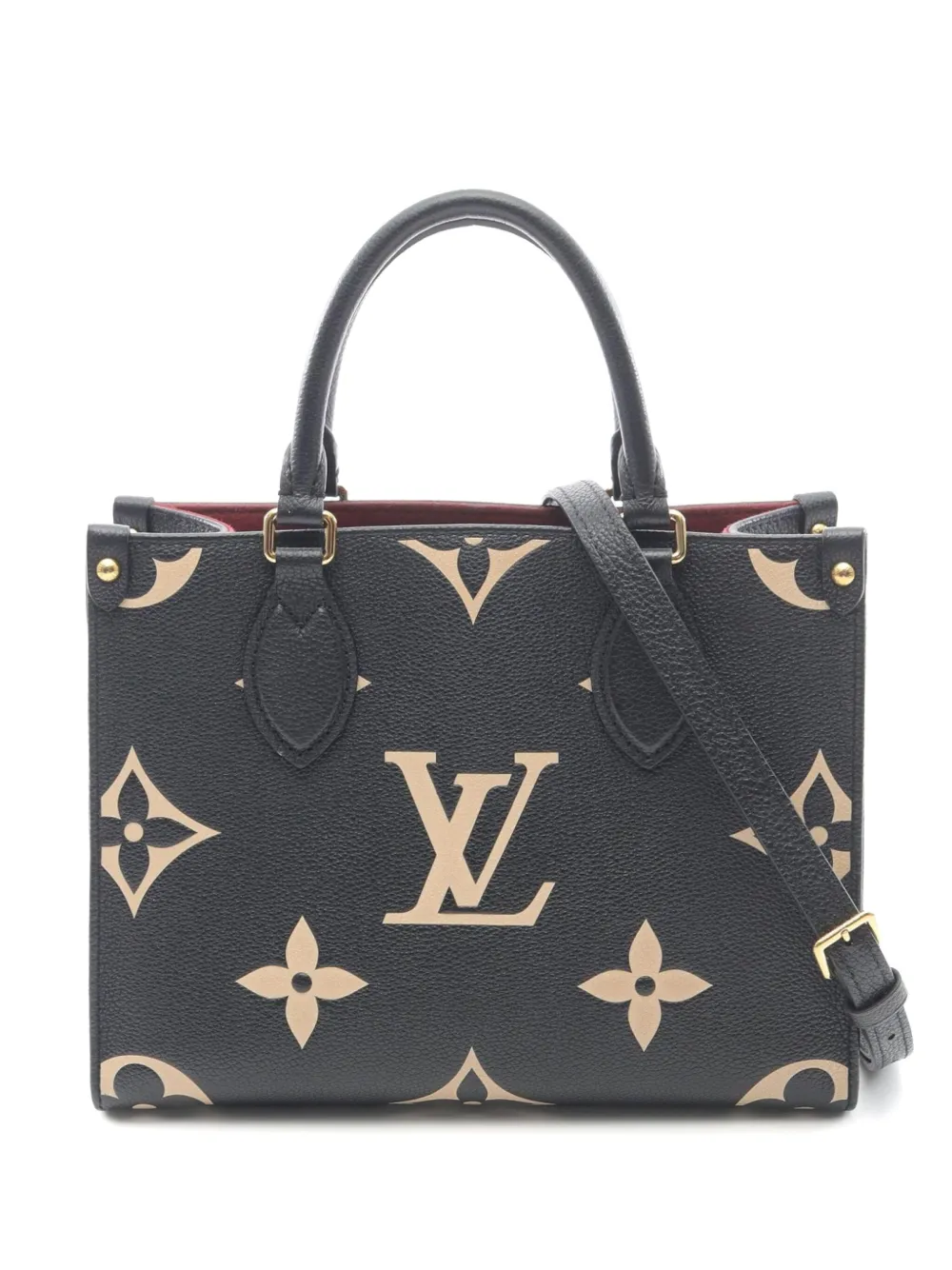 Louis Vuitton Pre-Owned 2021 オン ザ ゴー PM ハンドバッグ - ブラック Louis Vuitton Pre-Owned 2021 オン ザ ゴー PM ハンドバッグ - ブラック