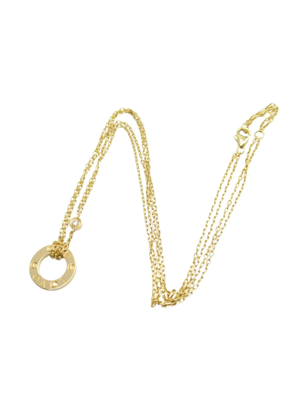 Cartier 2010 18kt yellow gold Love Circle necklace | Gold | Image 1