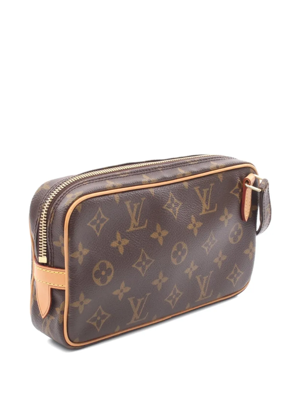Pre-owned Louis Vuitton 2004 Marly Bandouliere Shoulder Bag In Brown