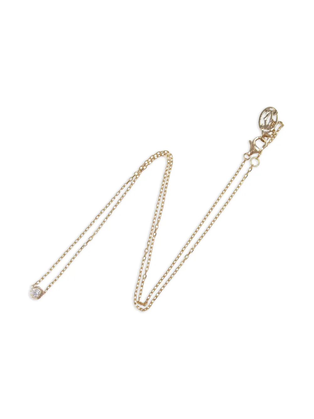 Cartier 2010 18kt rose gold Damour necklace | Pink | Image 1