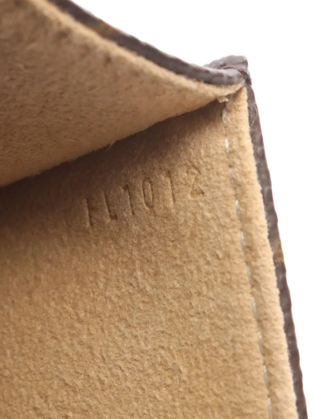 Pre-owned Louis Vuitton 2002 Pochette Florentine Monogram Belt Bag In Brown