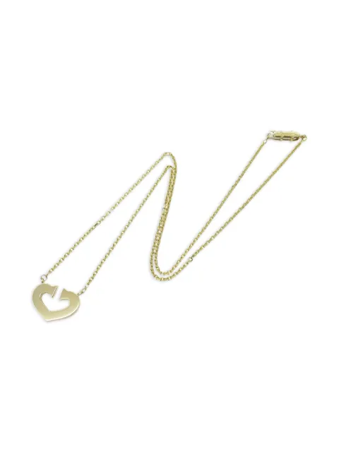 Cartier 2010s 18K yellow gold C Heart necklace