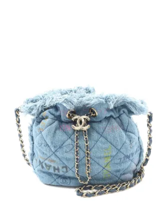 CHANEL Pre-Owned 2021 デニム ショルダーバッグ S | ブルー | FARFETCH JP CHANEL Pre-Owned 2021 デニム ショルダーバッグ S | ブルー | FARFETCH JP