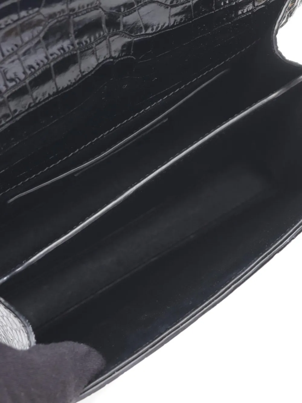 Pre-owned Saint Laurent 2010s Mini Cassandra Handbag In Black