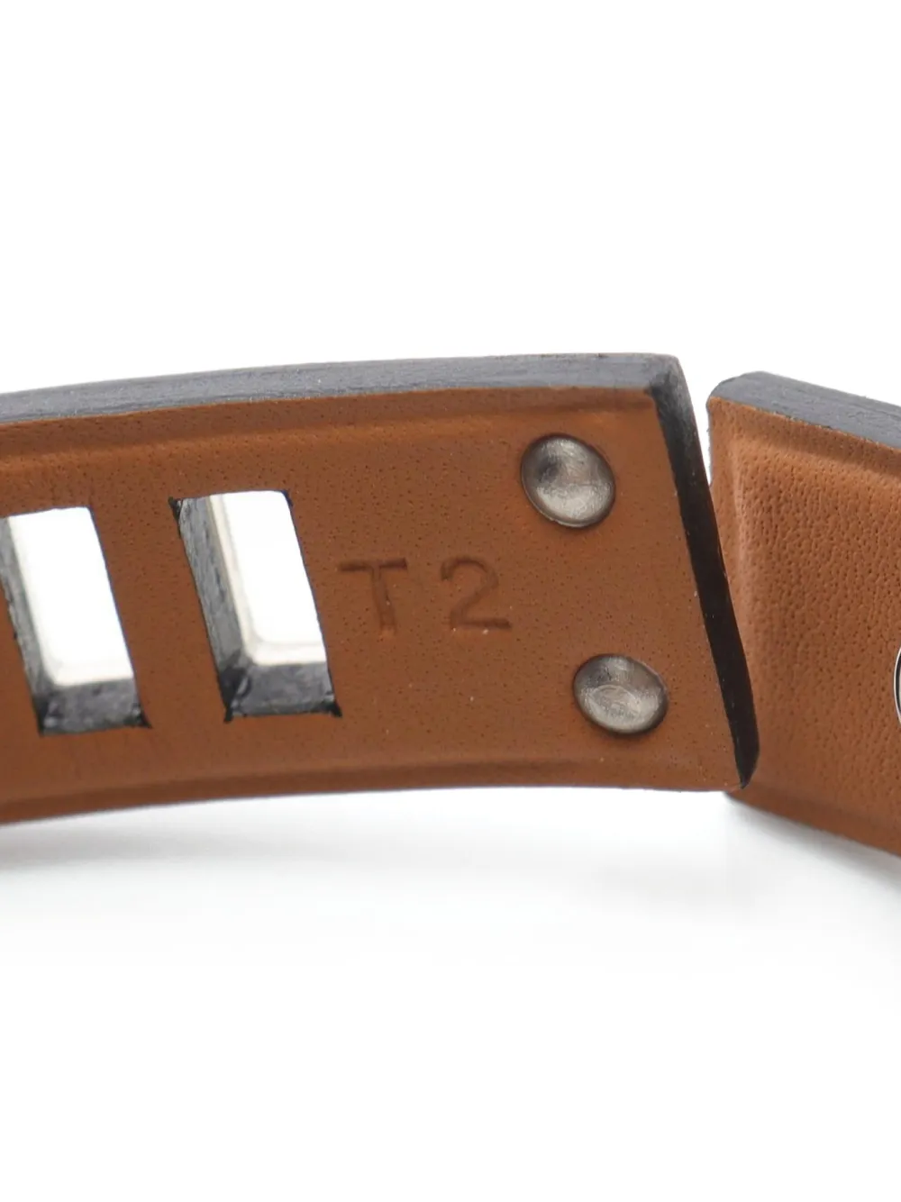Pre-owned Hermes 10s Studded-embellishment Mini Dog Collar In Blue