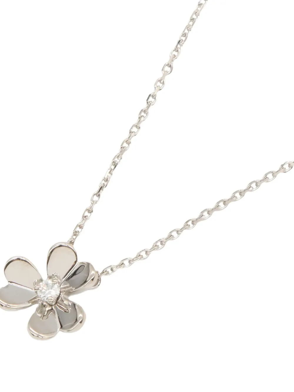 Van Cleef & Arpels 2010 18kt white gold Frivole necklace | Silver | Image 1
