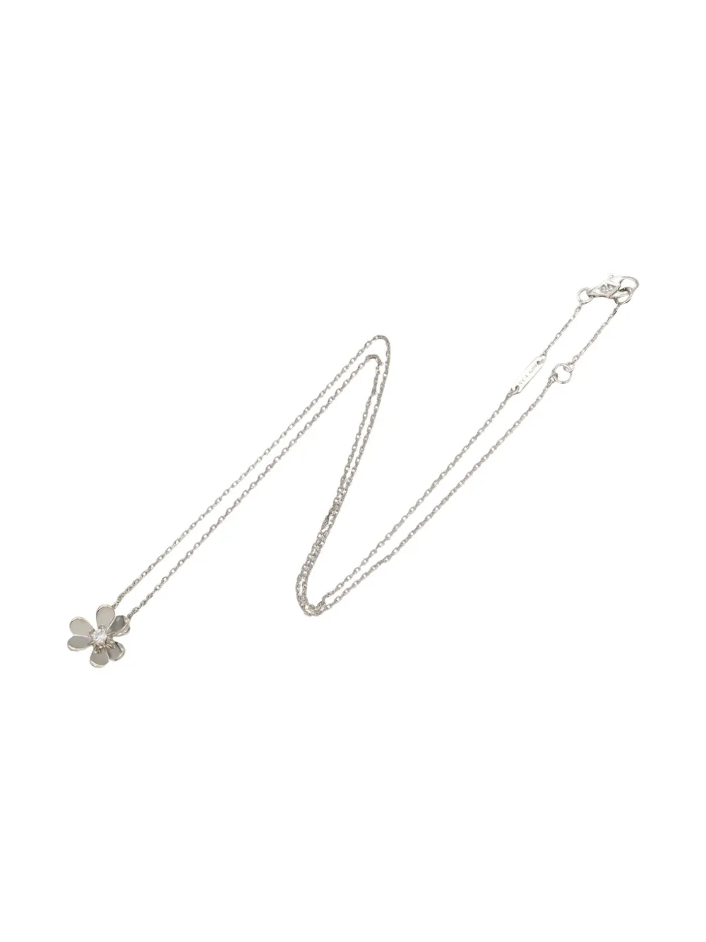 Van Cleef & Arpels 2010 18kt white gold Frivole necklace | Pre-Owned | Image 2