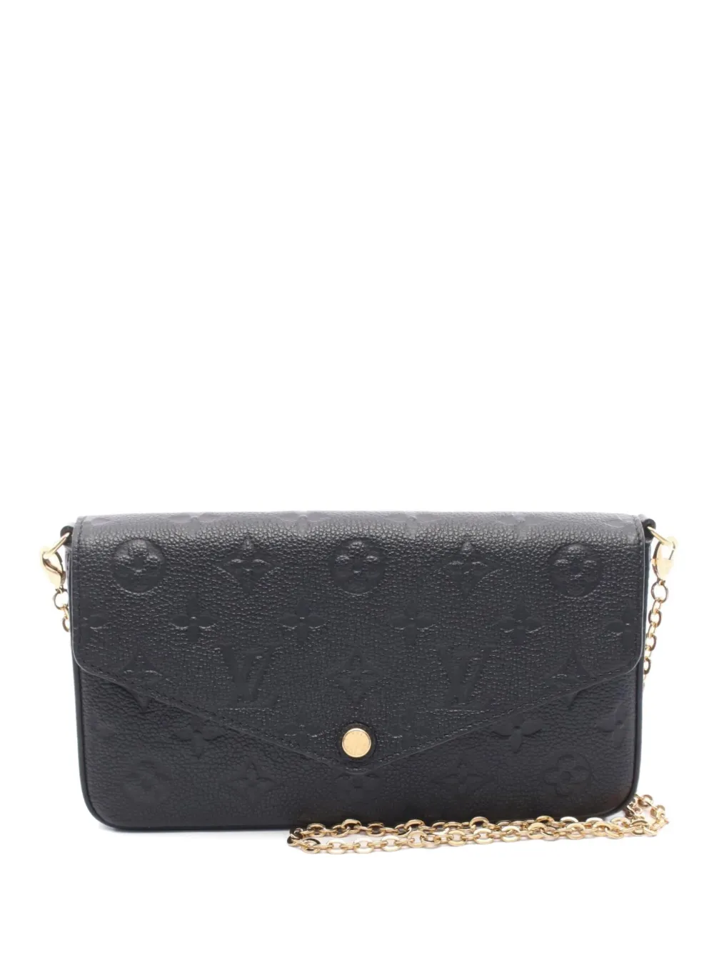 Louis Vuitton Pre-Owned 2010s Pochette Felicie leather bag - Nero